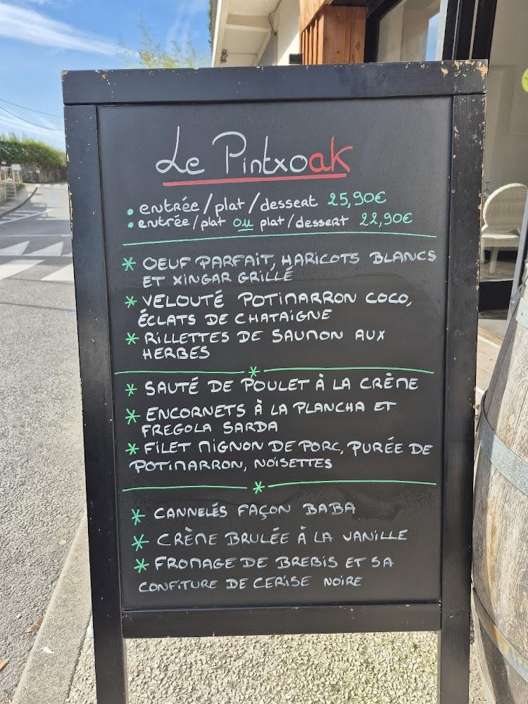 Le Pintxoak Martillac (33650) - Menu Image 3